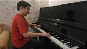 2017-12-15 Бюргмюллер этюд "Шторм" - Fridrich Burgmuller etude "Storm"