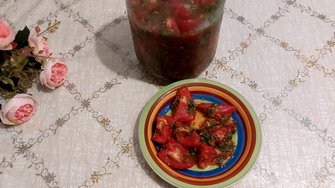 САМАЯ ВКУСНАЯ ЗАКУСКА ИЗ ТОМАТОВ!🍅🍅🍅😋👍