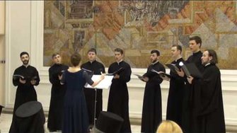 Концерт камерного мужского хора г. Днепропетровск и хора Патриаршего Подворья в Софии