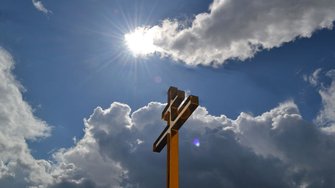 Крест на колокольне 2015