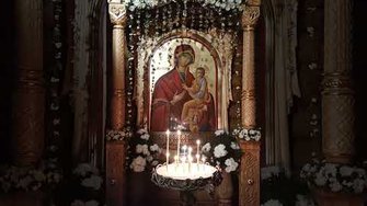 Величание Пресвятой Богородице перед иконой Её "Скоропослушница".#short #shorts