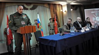 Второй съезд Союза Добровольцев Донбасса - Роман Теленкевич (Водяной)