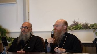 Беседа с епископом Иосифом и отцом Геннадием